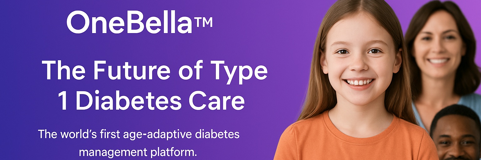 T1D family using OneBella app together